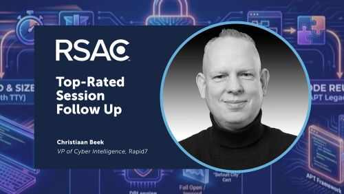 RSAC Webcast Top-Rated Follow Up Christaan Beek